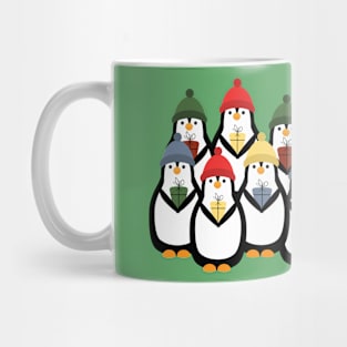 Happy Christmas penguins Mug